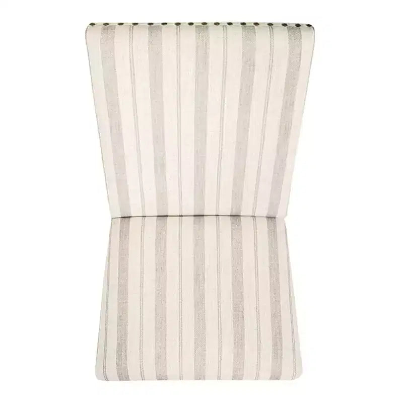HomePop Lot de 2 chaises de salle à manger en bois rembourrées avec tablier en contreplaqué, capacité de 136 kg