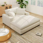 Christopher Knight Home Brice Grand Canapé Modulable en Tissu avec Oreillers