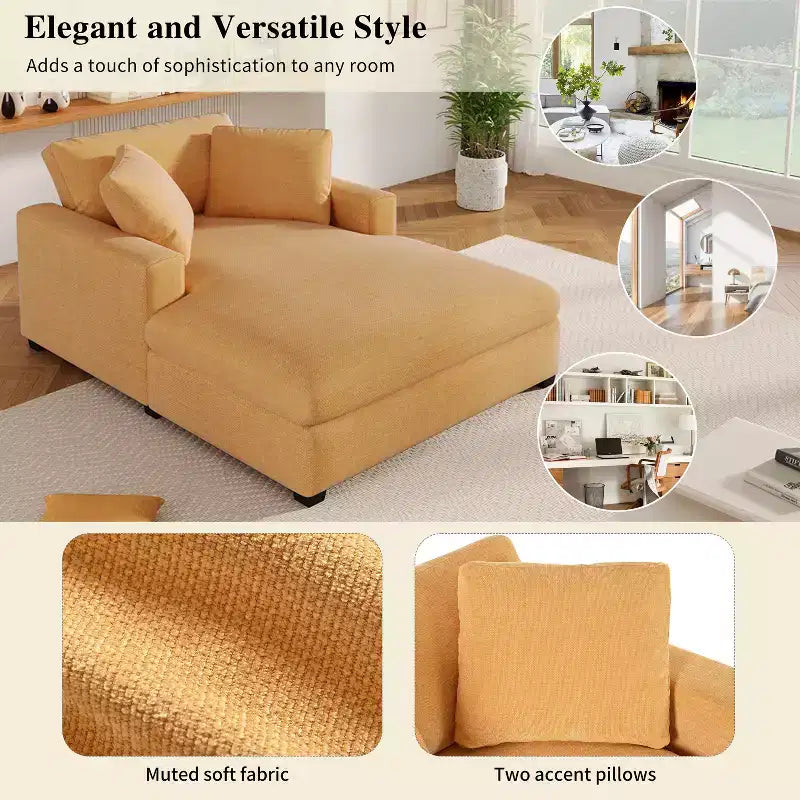 Christopher Knight Home Brice Grand Canapé Modulable en Tissu avec Oreillers