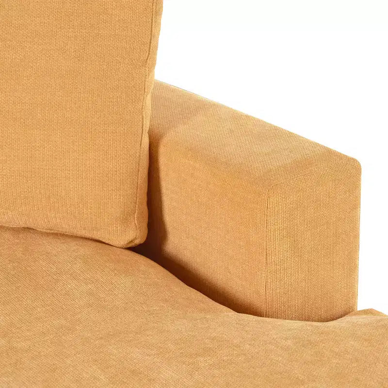 Christopher Knight Home Brice Grand Canapé Modulable en Tissu avec Oreillers