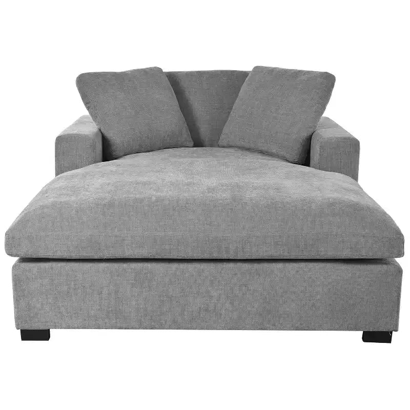 Christopher Knight Home Brice Grand Canapé Modulable en Tissu avec Oreillers