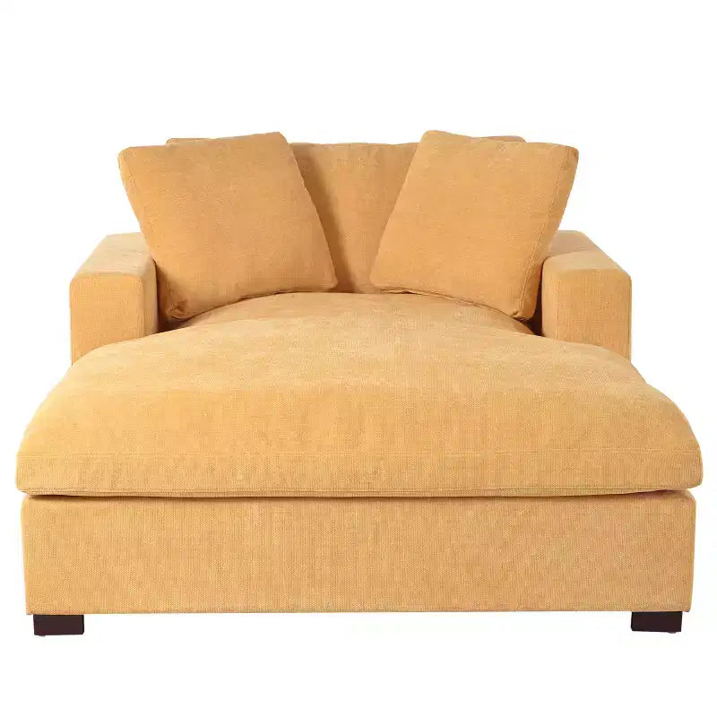 Christopher Knight Home Brice Grand Canapé Modulable en Tissu avec Oreillers