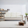GDFStudio Addison 3-Seater 80 Sofa with Side Pockets and Rubber Wood Legs