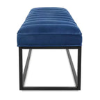 Banc rembourré GDFStudio Oakley avec piètement en métal