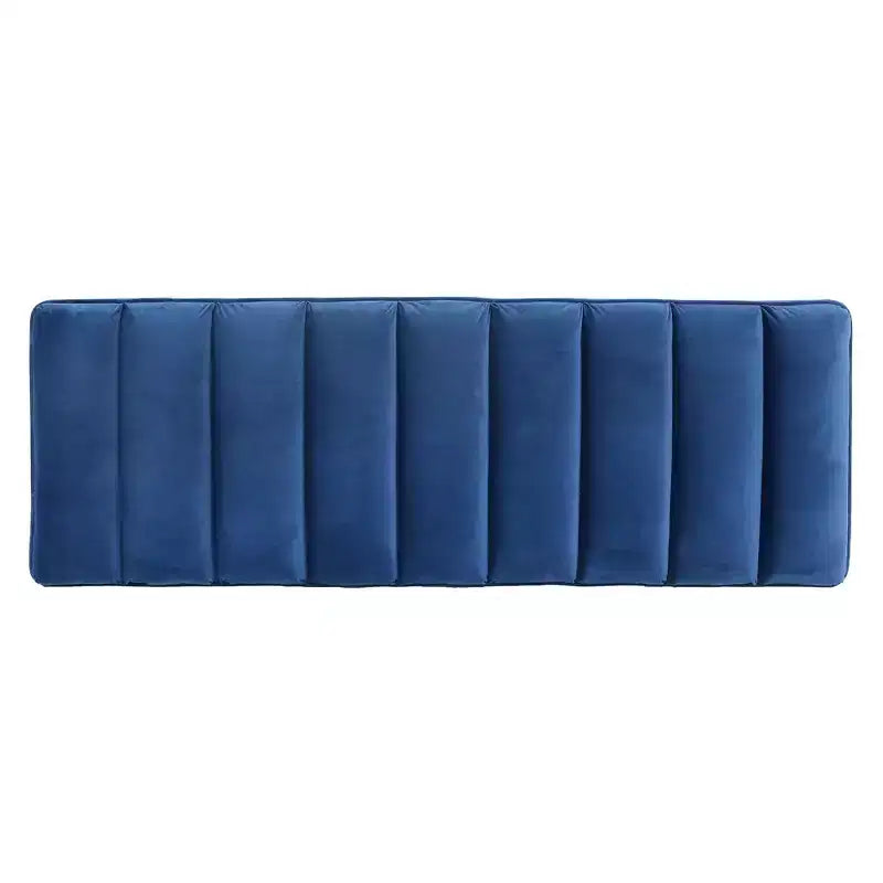 Banc rembourré GDFStudio Oakley avec piètement en métal