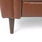 Causeuse contemporaine touffetée en bois de bouleau Jelm de GDFStudio