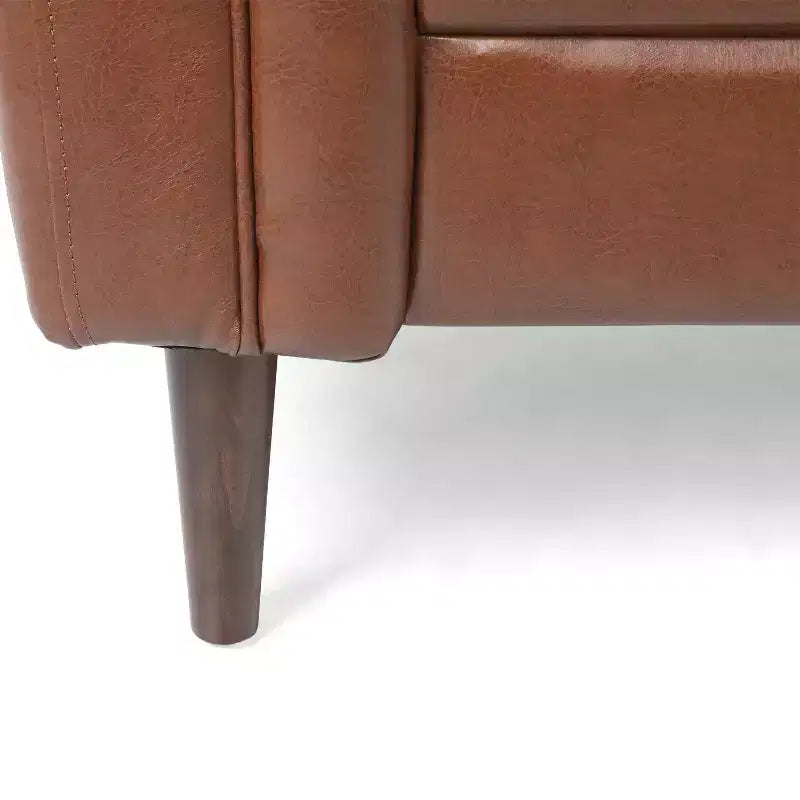 Causeuse contemporaine touffetée en bois de bouleau Jelm de GDFStudio