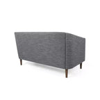 Causeuse contemporaine touffetée en bois de bouleau Jelm de GDFStudio