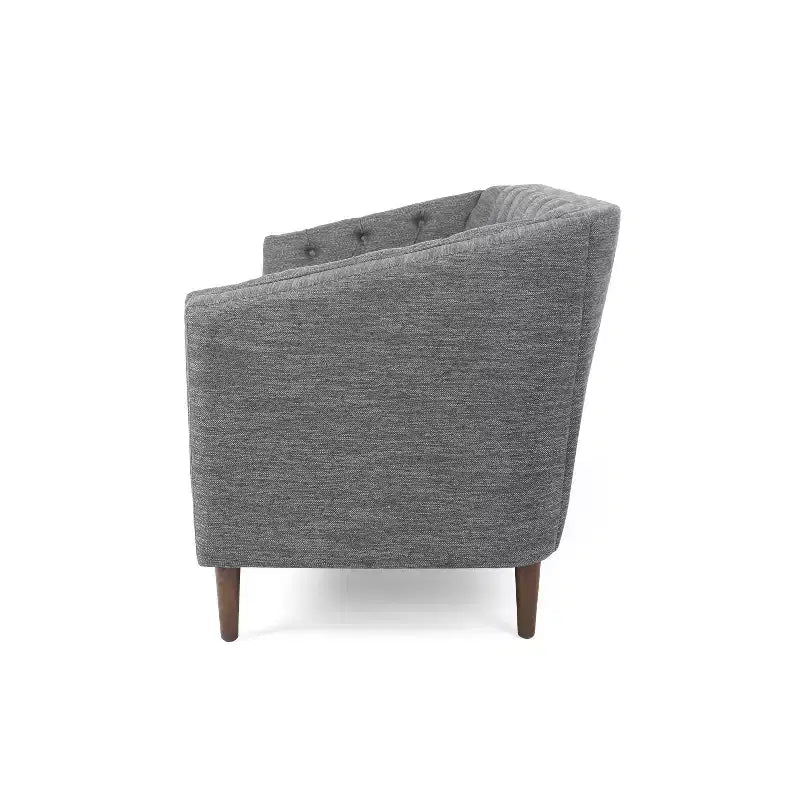 Causeuse contemporaine touffetée en bois de bouleau Jelm de GDFStudio
