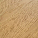 Table de salle à manger ovale Dovelina 67 pour 6 personnes, table de cuisine en bois de style ferme moderne du milieu du siècle