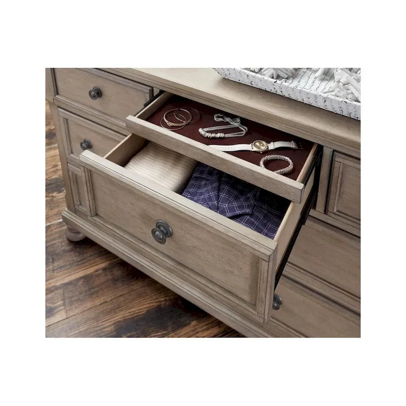 Plateforme de rangement moderne grise 3 pièces de type traîneau