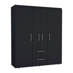 Armoire Bariloche avec tringles, étagères et 2 tiroirs