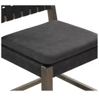 Nathan James Lot de 4 tabourets de bar Cohen en similicuir hauteur comptoir
