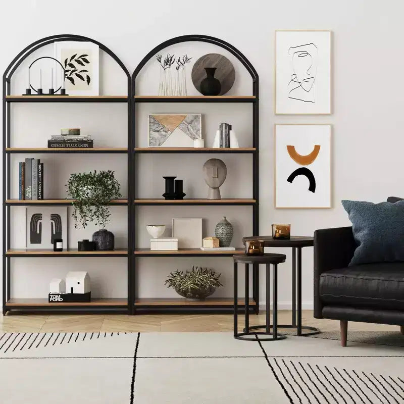 Lot de 2 bibliothèques Haven Nathan James