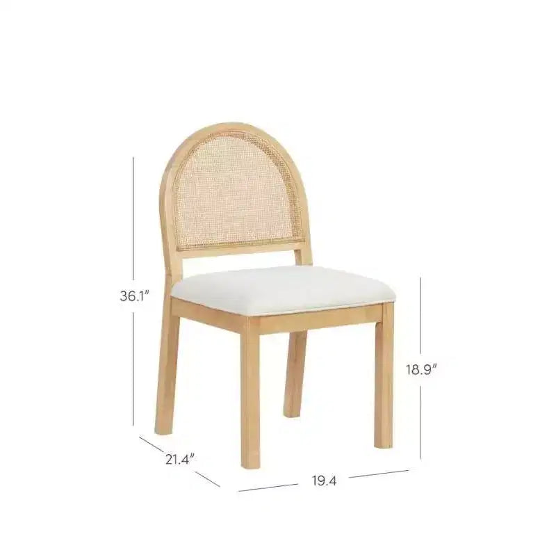 Nathan James Ensemble de 2 chaises de salle à manger Bailey Boucle