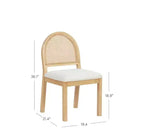 Nathan James Ensemble de 2 chaises de salle à manger Bailey Boucle