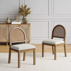 Nathan James Ensemble de 2 chaises de salle à manger Bailey Boucle