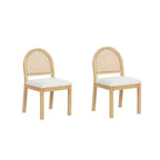 Nathan James Ensemble de 2 chaises de salle à manger Bailey Boucle