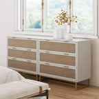 Lot de 2 commodes en rotin Kova Nathan James