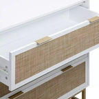 Lot de 2 commodes en rotin Kova Nathan James