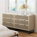 Nathan James Set of 2 Kova Rattan Dresser