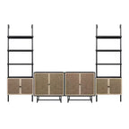 Nathan James Kova Rattan TV Wall Unit for TVs up to 50