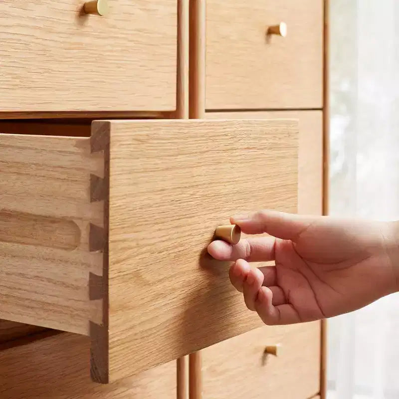 Table de chevet avec 4 tiroirs, table de chevet en bois avec rangement, petite commode de rangement, armoire de rangement autoportante pour chambre à coucher, couloir, petit espace