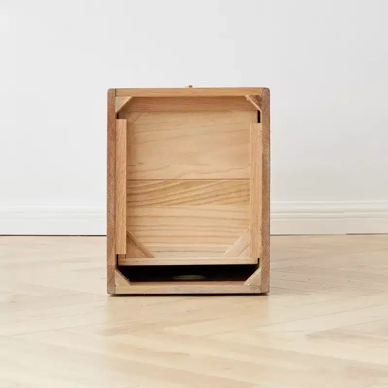 Table de chevet avec 4 tiroirs, table de chevet en bois avec rangement, petite commode de rangement, armoire de rangement autoportante pour chambre à coucher, couloir, petit espace