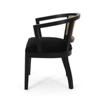 Chaises de salle à manger traditionnelles Christopher Knight Home Delwood en bois d'hévéa et cannage (lot de 2)