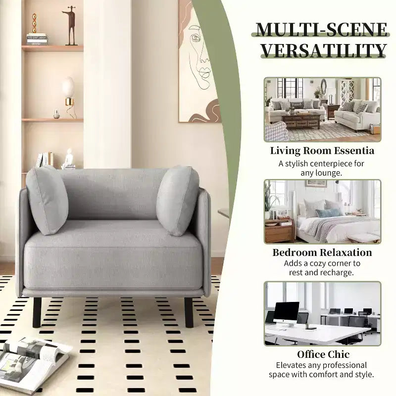 Christopher Knight Home Kyrie Fauteuil d'appoint rembourré avec coussins