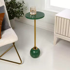 JONATHAN Y Evelyn 26 Table d'appoint/table basse moderne Glam en métal/résine avec plateau mosaïque