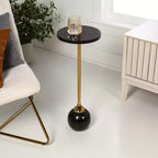 JONATHAN Y Evelyn 26 Table d'appoint/table basse moderne Glam en métal/résine avec plateau mosaïque