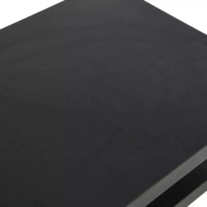 Table d'appoint rectangulaire Jamestown Household Essentials noire