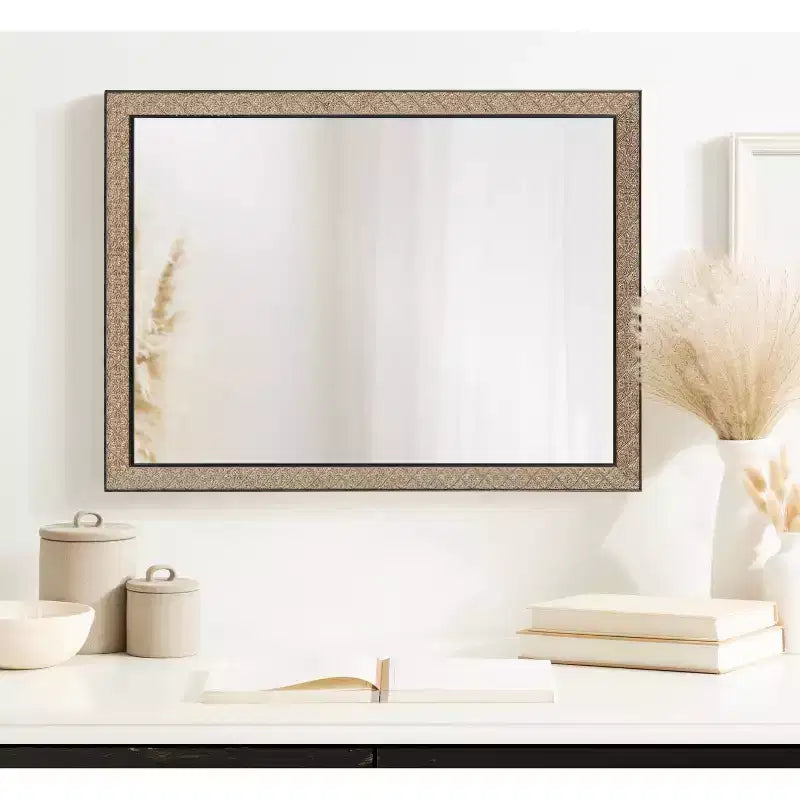 Miroir mural rectangulaire Soniva or - Kate & Laurel All Things Decor