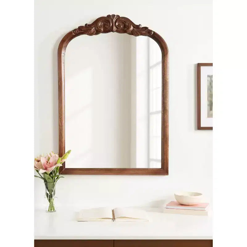 Miroir arche en bois Arendahl 24x36 Kate & Laurel All Things Decor