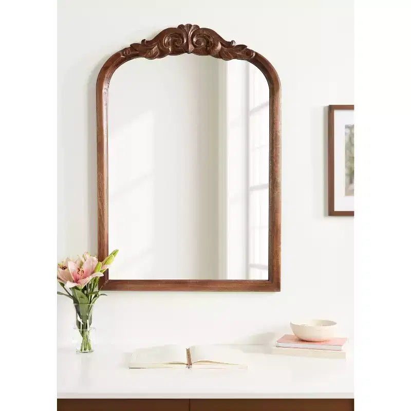 Miroir arche en bois Arendahl 24x36 Kate & Laurel All Things Decor