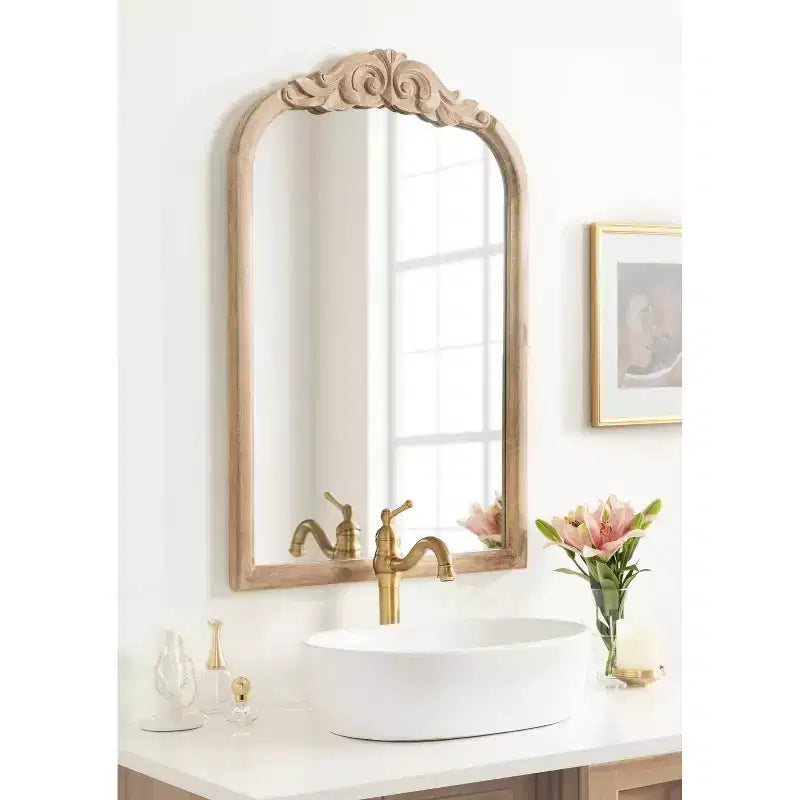 Miroir arche en bois Arendahl 24x36 Kate & Laurel All Things Decor
