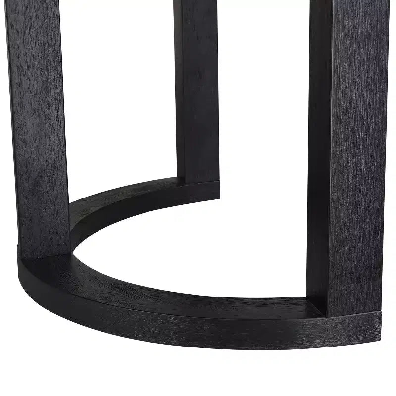 Christopher Knight Home Evat 95 Table de salle à manger rectangulaire moderne 8 places en bois d'hévéa, noir