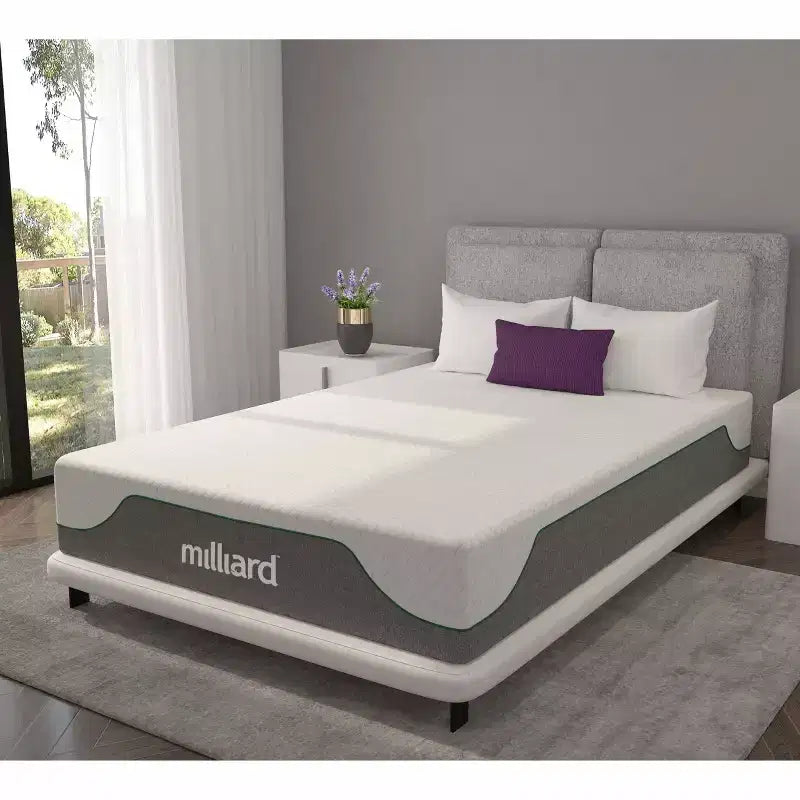 Matelas en mousse à mémoire de forme ferme classique Milliard de 10 pouces