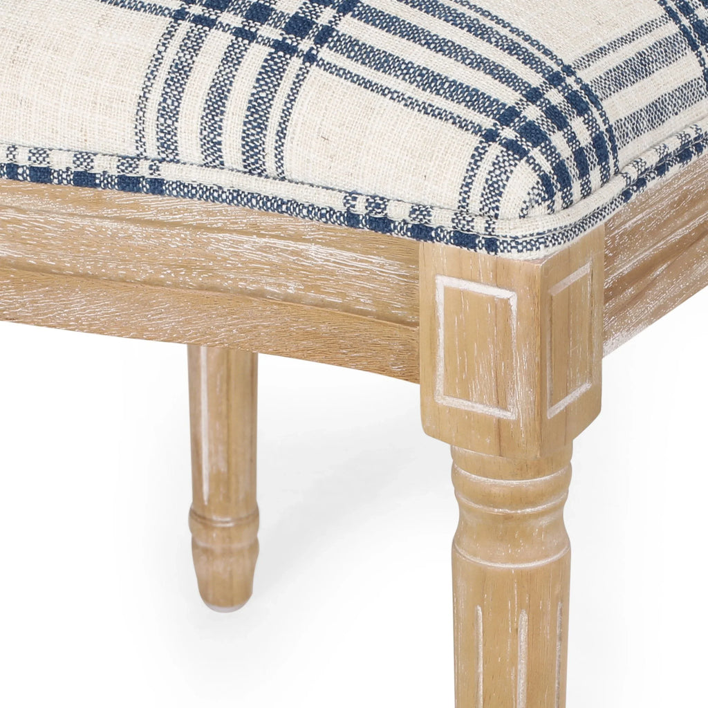 Chaises de salle à manger en tissu de style campagnard français - NH419413