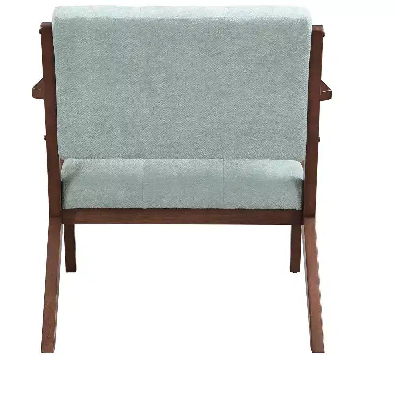 Christopher Knight Home Yuna, fauteuil d'appoint rembourré en bois, vert/marron