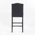 Tabouret de comptoir Christopher Knight Home Bella rembourré de 26,8 po avec clous décoratifs (lot de 2)