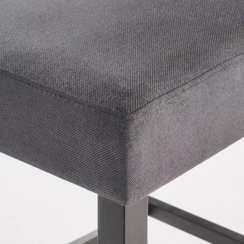 Tabouret de comptoir Christopher Knight Home Bella rembourré de 26,8 po avec clous décoratifs (lot de 2)