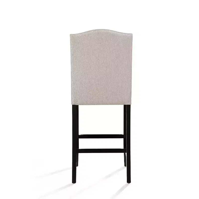 Tabouret de comptoir Christopher Knight Home Bella rembourré de 26,8 po avec clous décoratifs (lot de 2)
