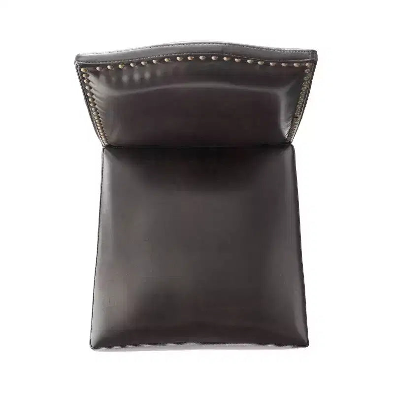 Tabouret de comptoir Christopher Knight Home Bella rembourré de 26,8 po avec clous décoratifs (lot de 2)