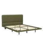 Lit flottant moderne Christopher Knight Home Korli grand format rembourré avec éclairage DEL