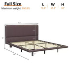 Lit flottant moderne Christopher Knight Home Korli grand format rembourré avec éclairage DEL