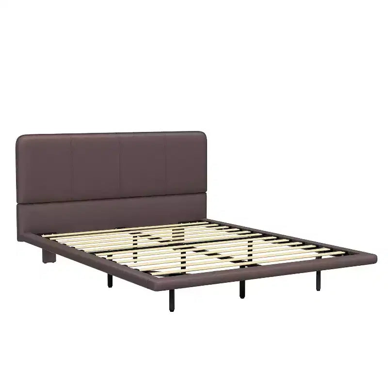 Lit flottant moderne Christopher Knight Home Korli grand format rembourré avec éclairage DEL