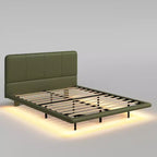 Lit flottant moderne Christopher Knight Home Korli grand format rembourré avec éclairage DEL