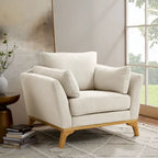 Fauteuil d'appoint moderne à accoudoirs évasés VANOMi 41.7